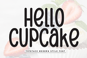 Hello Cupcake | Script Font, a Script Font by Scratchones (Thumbnail 1 of 8)