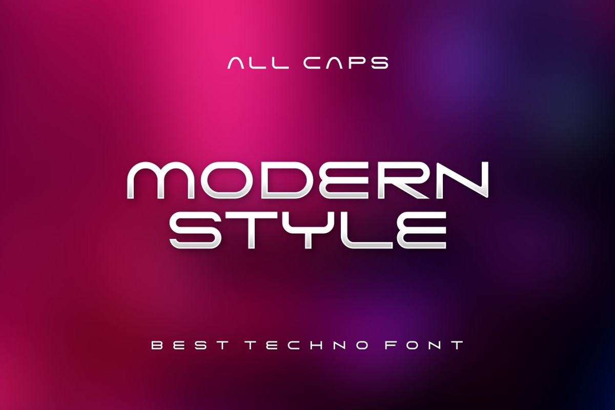 Geyop Techno Font, a Sans Serif Font by alanwarstd (Photo 3 of 5)