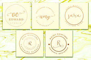 Stamp Premade Logo Templates Vol.2