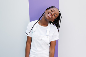 Young cheerful female, a Person Photo by Artem Varnitsin