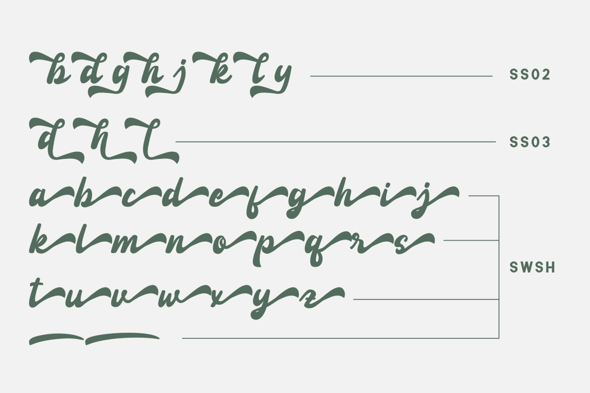 Anteng Jatisari - Script Font, a Handwritten Font by GFRcreative (Photo 8 of 9)