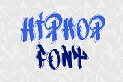 New York Hip Hop Graffiti Font, a Script Font by AntonyChernianu (Thumbnail 1 of 4)