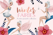 Winter Fairies Mini Collection, an Illustration by Fantom Fifi Art (Thumbnail 1 of 6)