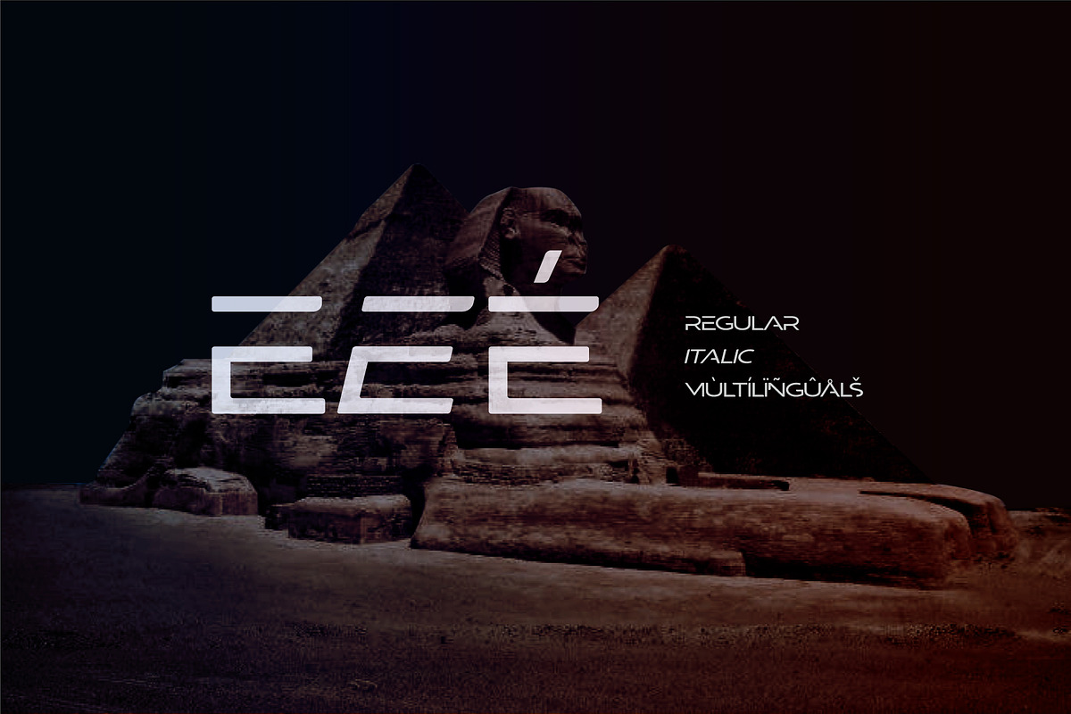 Futuristic Logo Typeset