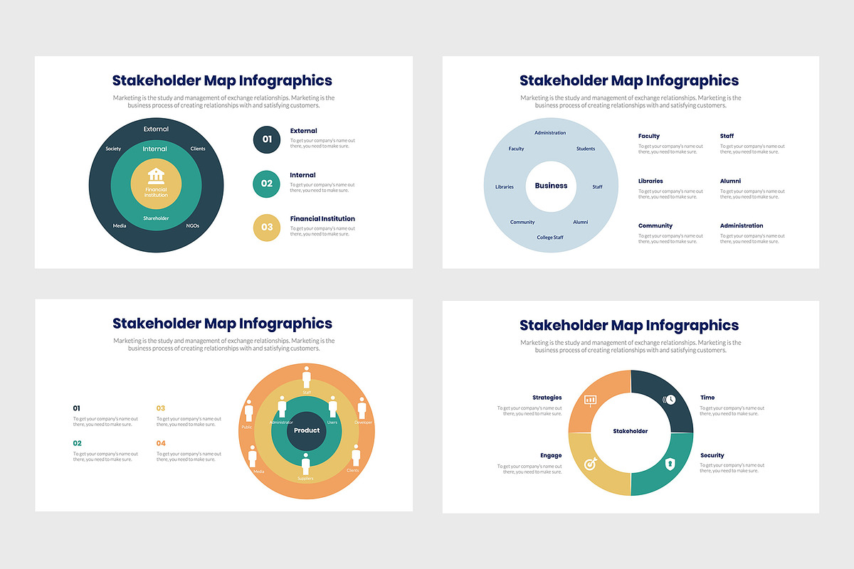 Stakeholder Map Infographics, a Presentation Template by slidequest (Photo 2 of 6)