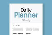 Daily Planner Layout, a Stationery Template by ContestDesign (Thumbnail 2 of 7)