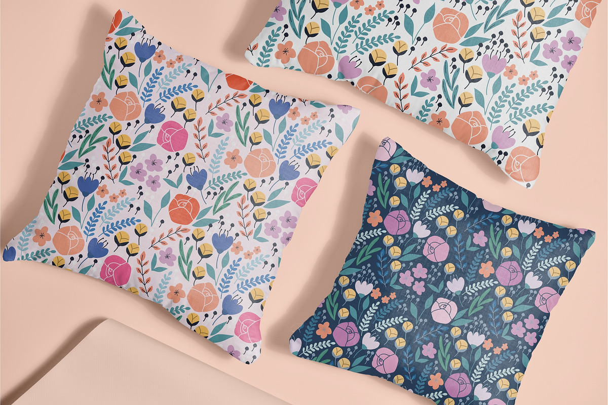 Spring Flowers Patterns, a Pattern Graphic by Anel_S (Photo 2 of 6)