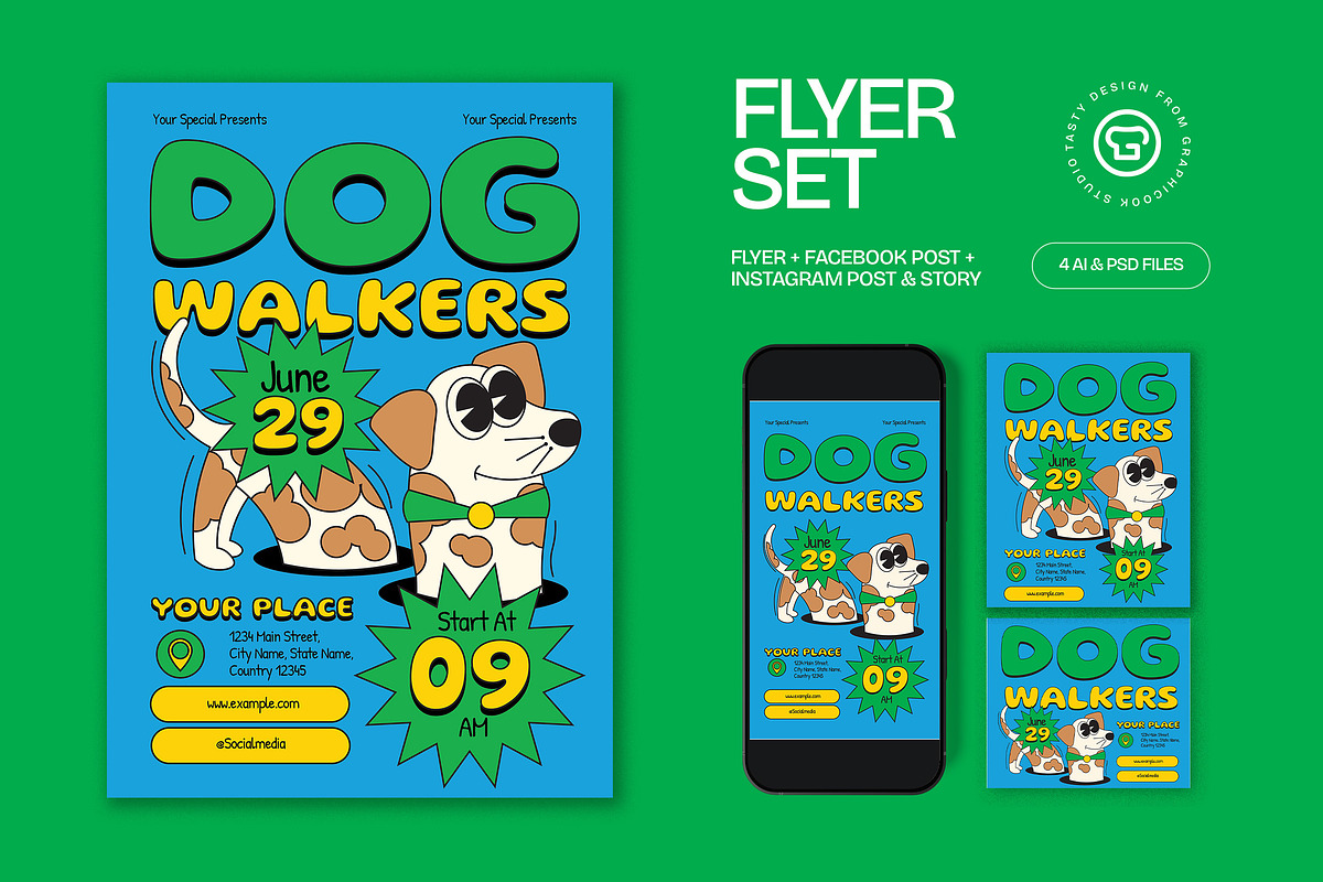 Dog Walker Flyer