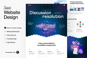 Saas Landing Page, a Templates & Theme by sajon.co