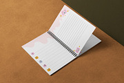 Spiral Notebook Mockup, a Books & Magazine Mockup by mockupbuys (Thumbnail 6 of 10)
