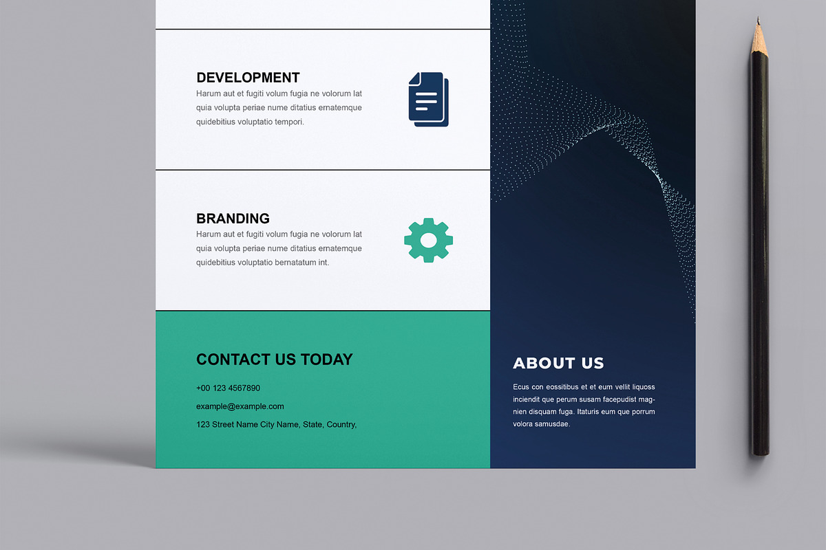 Corporate Flyer Design Layout preview 3