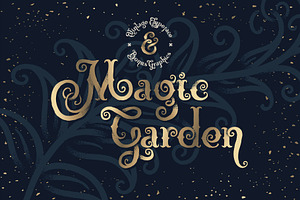Magic Garden Font & Graphics, a Symbol Font by Gleb Guralnyk