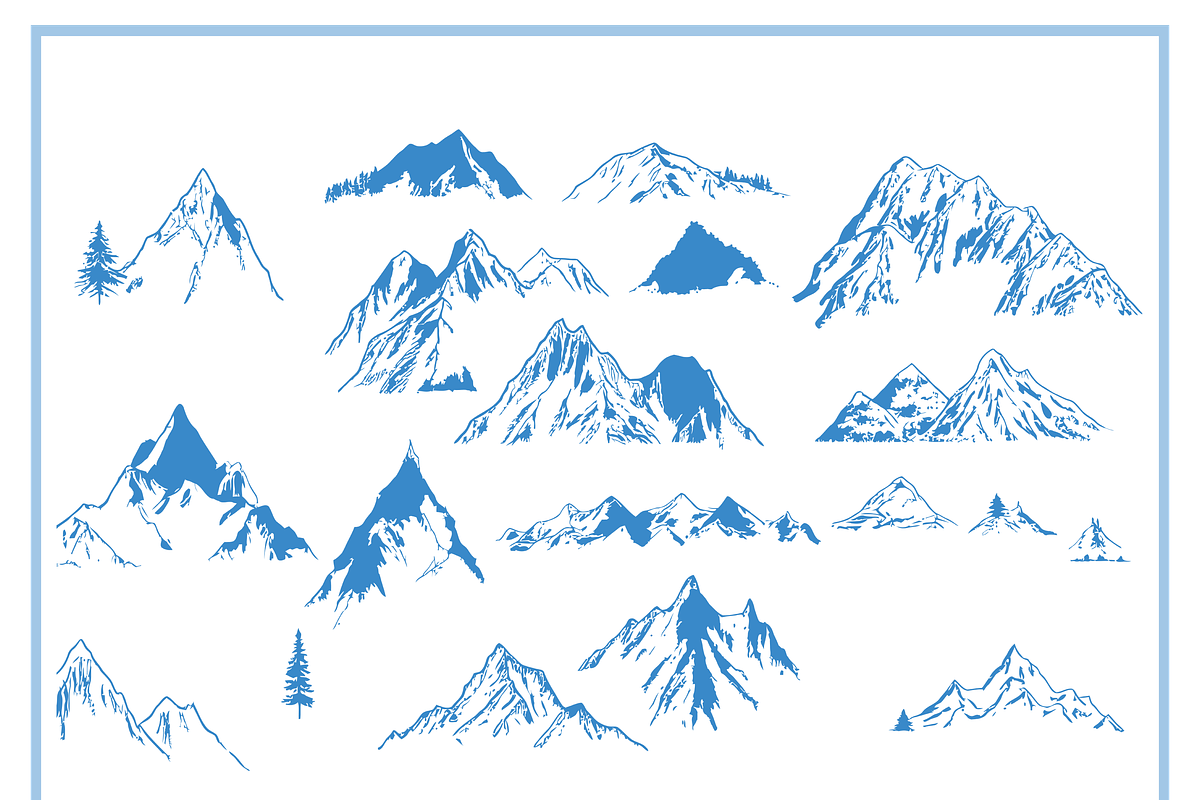 Stunning Mountain Collection, a Texture Illustration by CarWrap design (Photo 2 of 3)