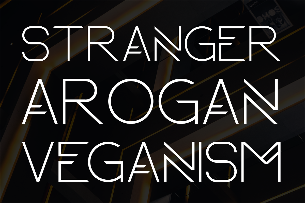 Fenomeno | Futuristic Font, a Sans Serif Font by Muntab_Art (Photo 3 of 7)