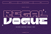 Regal Vogue, a Sans Serif Font by inumocca_type (Thumbnail 1 of 10)
