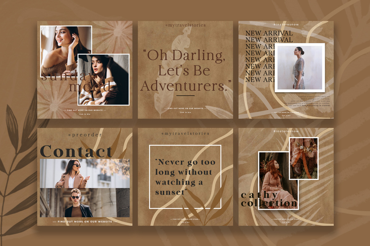 Cathy Instagram Posts And Stories, a Social Media Template by PixelHive Pro (Photo 11 of 14)