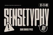 Sensetyphy, a Sans Serif Font by graphicook (Thumbnail 1 of 10)