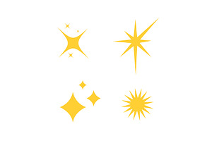 Shiny sparkles collection, an Object Illustration by Elen_Art