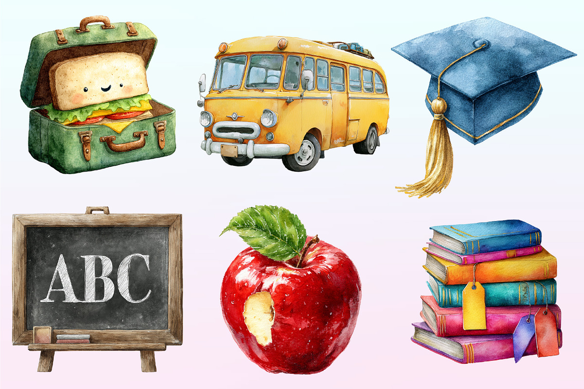 Back to School Sublimation Clipart, a Graphic by CitraGraphics (Photo 2 of 4)