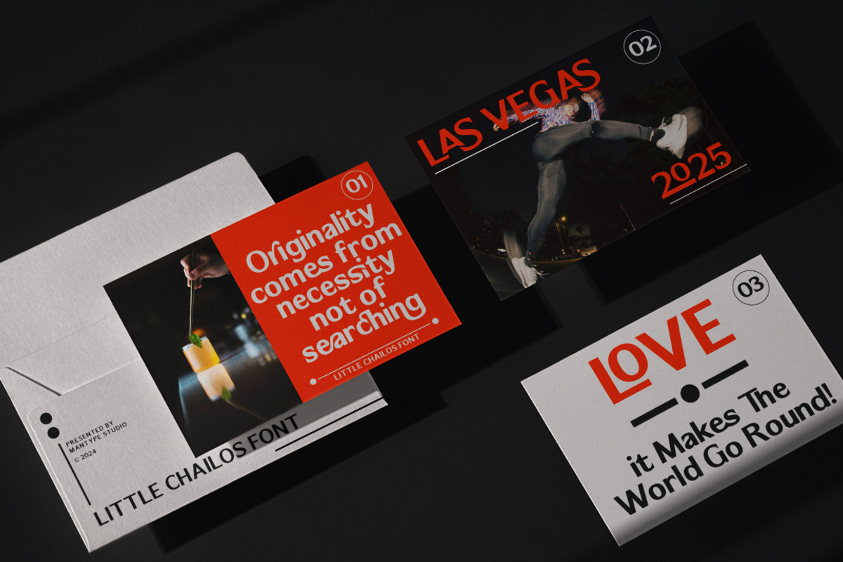 Little Chailos, a Sans Serif Font by Mantype Studio (Photo 4 of 12)