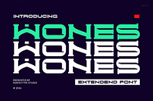 Wones Modern Technology Sans Serif