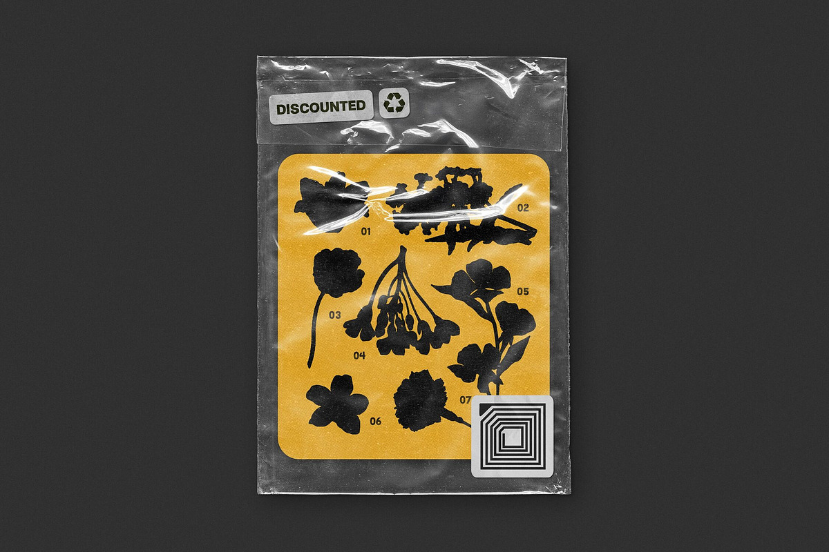 Small Plastic Bags Pack, a Packaging Mockup by Design Squad (Photo 3 of 8)