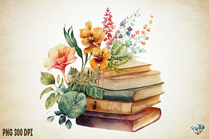 Flower Book Watercolor