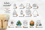 Simple Camp Scenes Logo Creation Kit, a Branding & Logo Template by JeksonGraphics (Thumbnail 2 of 24)