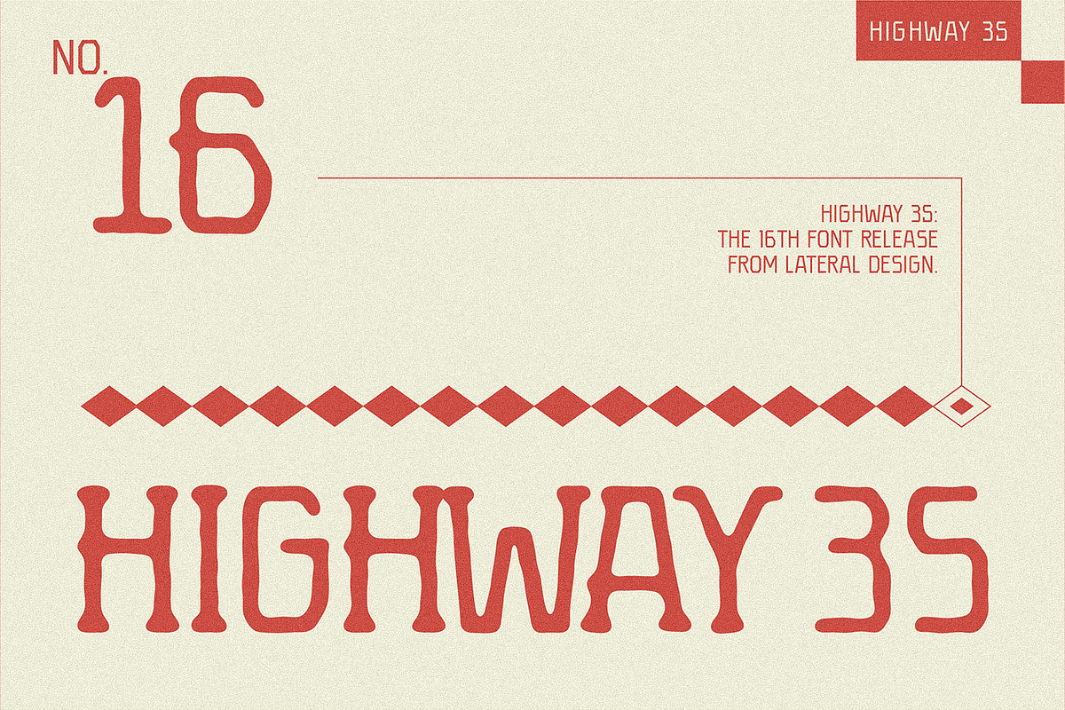 Highway 35 - Retro Font Bundle, a Handwritten Font by Lateral Design (Photo 16 of 17)