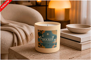 Candle Stone Table PSD, a Household Mockup by Bruno's Shop (Thumbnail 1 of 3)