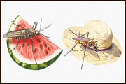 Summer Mosquitoes Clipart, an Illustration by Sublimation Artist (Thumbnail 3 of 6)