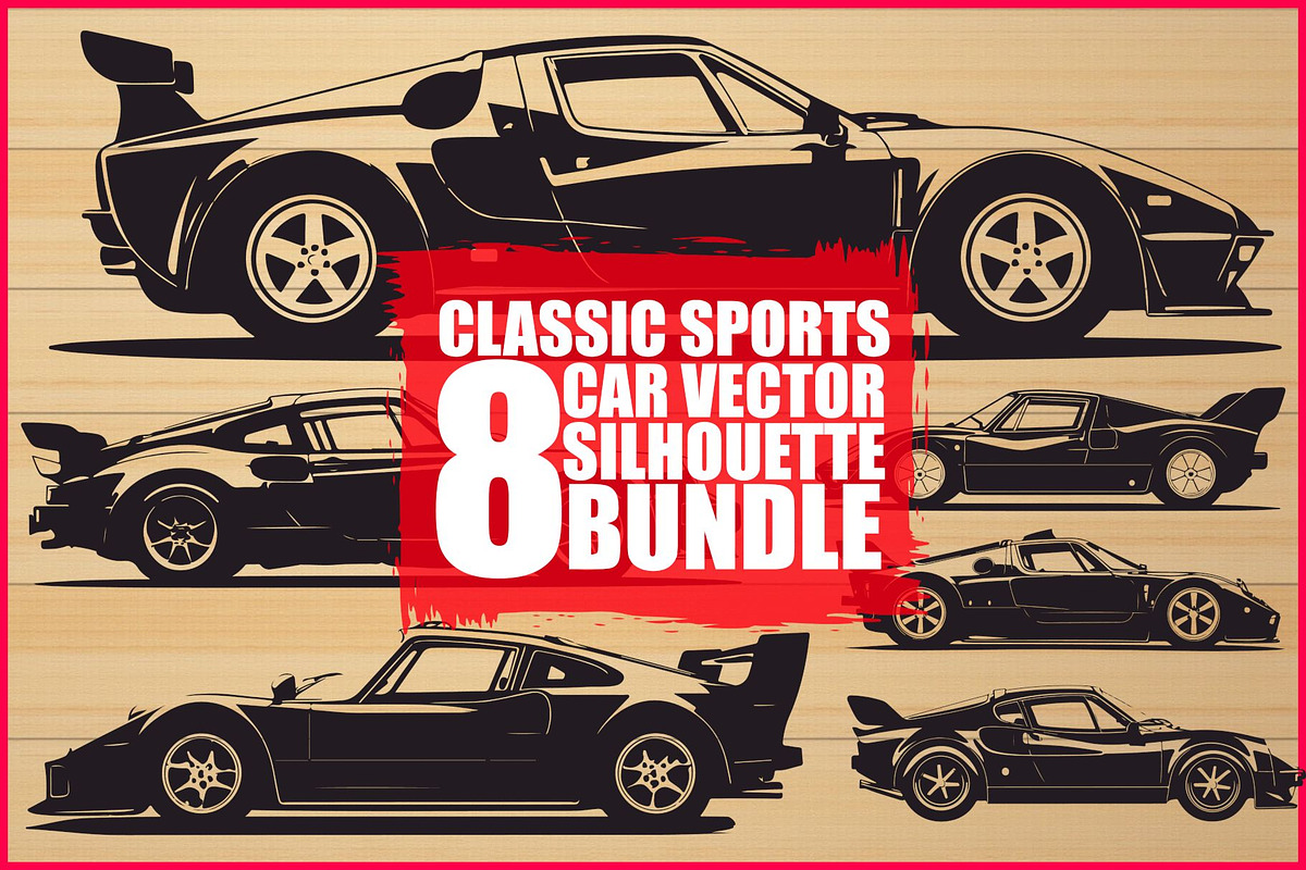 Sports Car Silhouette, an Illustration by balal (Photo 1 of 9)