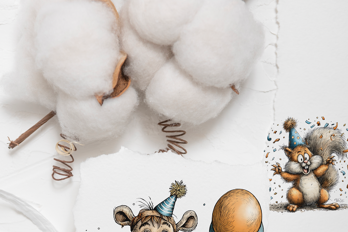 100 Birthday Animal Clipart PNGs, an Animal Illustration by Pati Charm Studio (Photo 9 of 9)