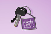 Key Chain Mockup, a Merchandise Mockup by Artlogs x Modaldesain (Thumbnail 2 of 5)