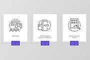Growing Industry Icons, an Outline Icon by Vineta Rendon (Thumbnail 3 of 10)