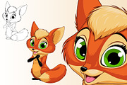Funny little fox child, an Animal Illustration by Mark2000 (Thumbnail 1 of 2)
