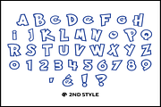 Pok Font Svg Png Pdf Dxf Alphabet, an Object Graphic by Custom Fonts & Patterns (Thumbnail 4 of 5)