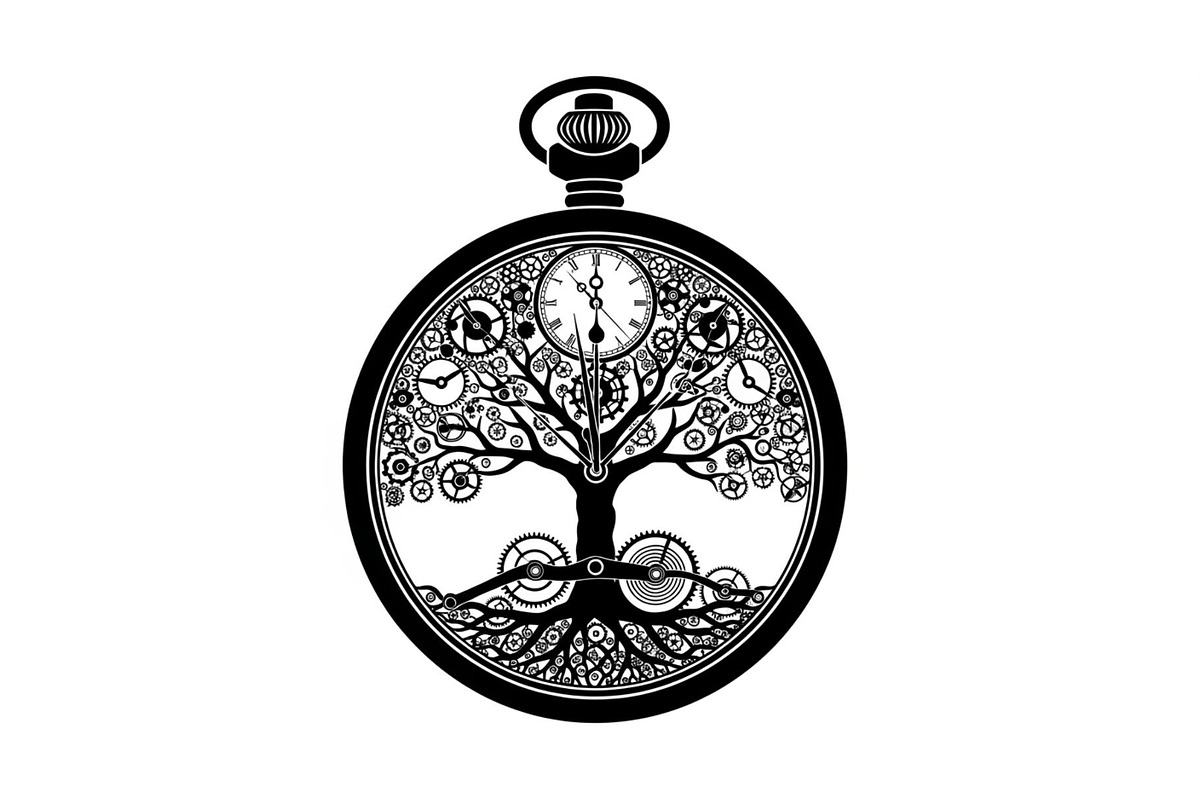 Steampunk Tree of Life Symbol Bundle, an Illustration by yasushie (Photo 31 of 31)