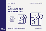100 Easter icons, an Outline Icon by vo.stock (Thumbnail 5 of 6)