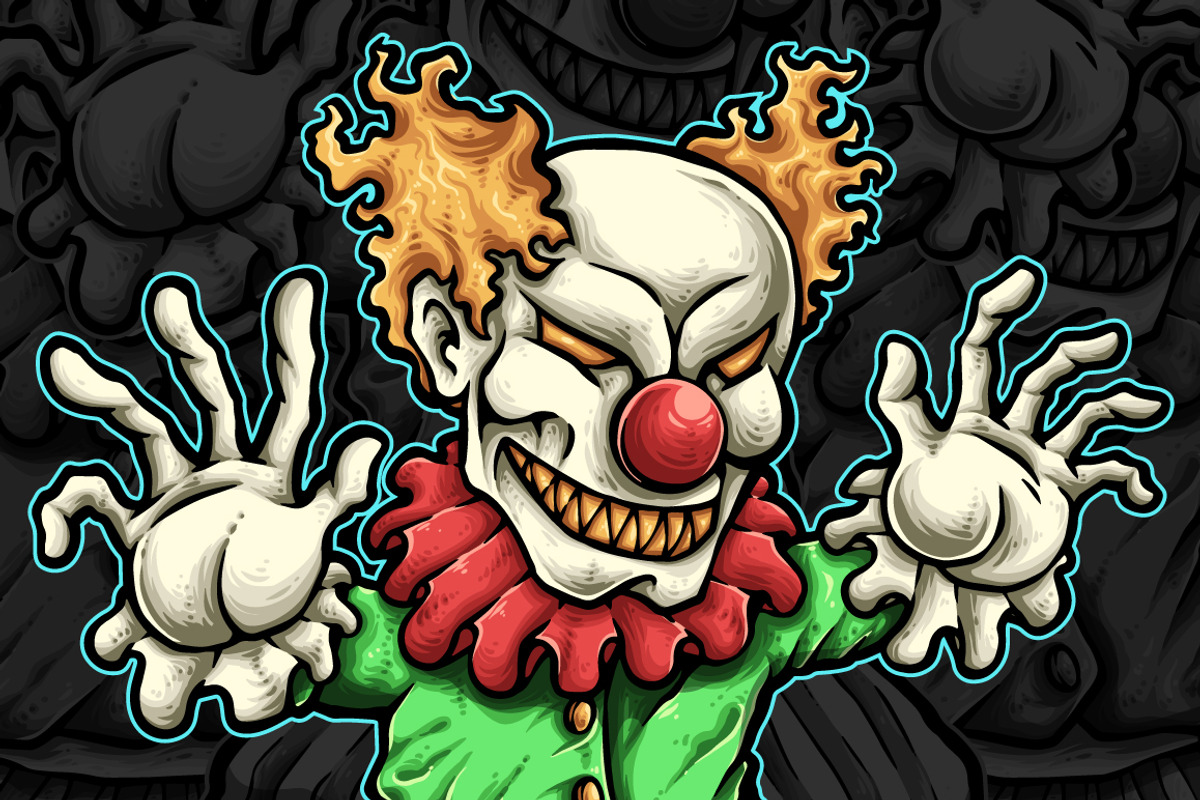 Evil Clown, an Illustration by TSV Art Collective (Photo 1 of 3)