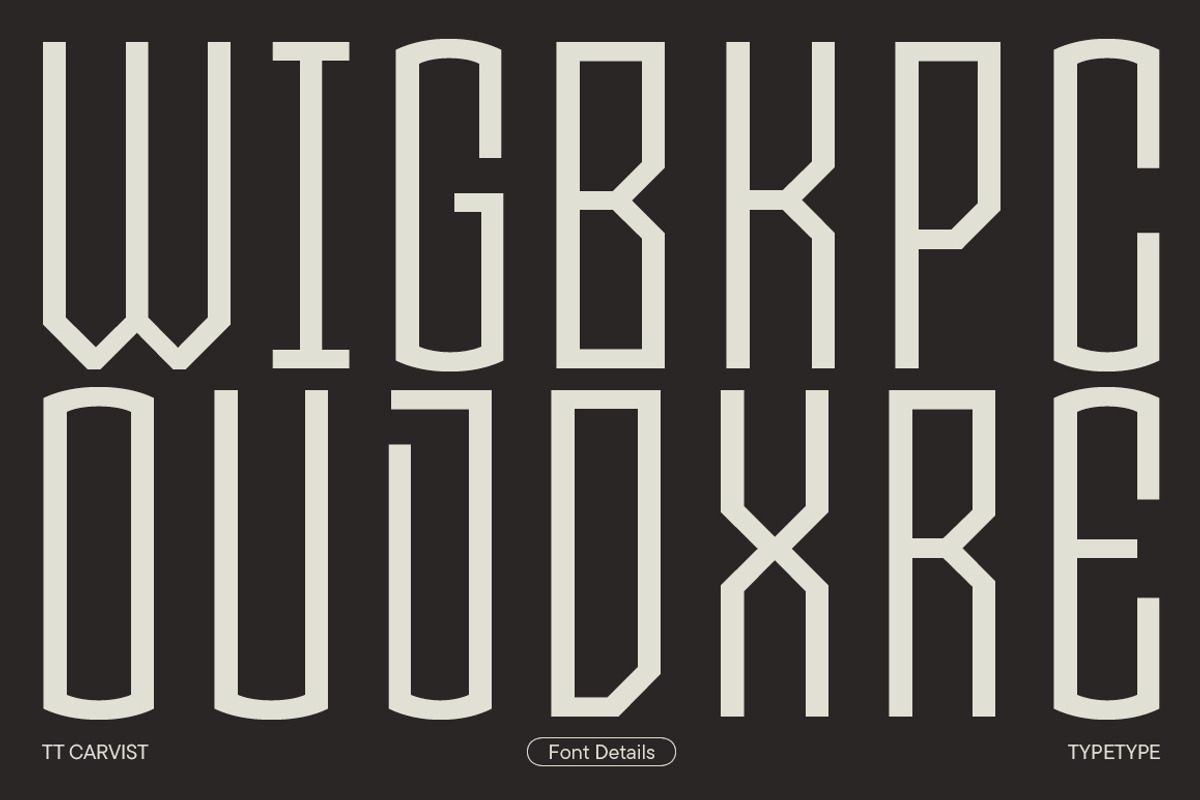 TT Carvist, a Sans Serif Font by TypeType (Photo 15 of 15)