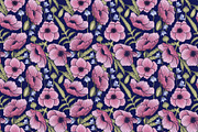 Delicate poppies, a Pattern Graphic by palllna (Thumbnail 3 of 4)