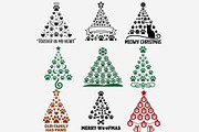 Christmas Paw Print PNG Bundle, a Seasonal Illustration by Tanya Kart (Thumbnail 6 of 9)