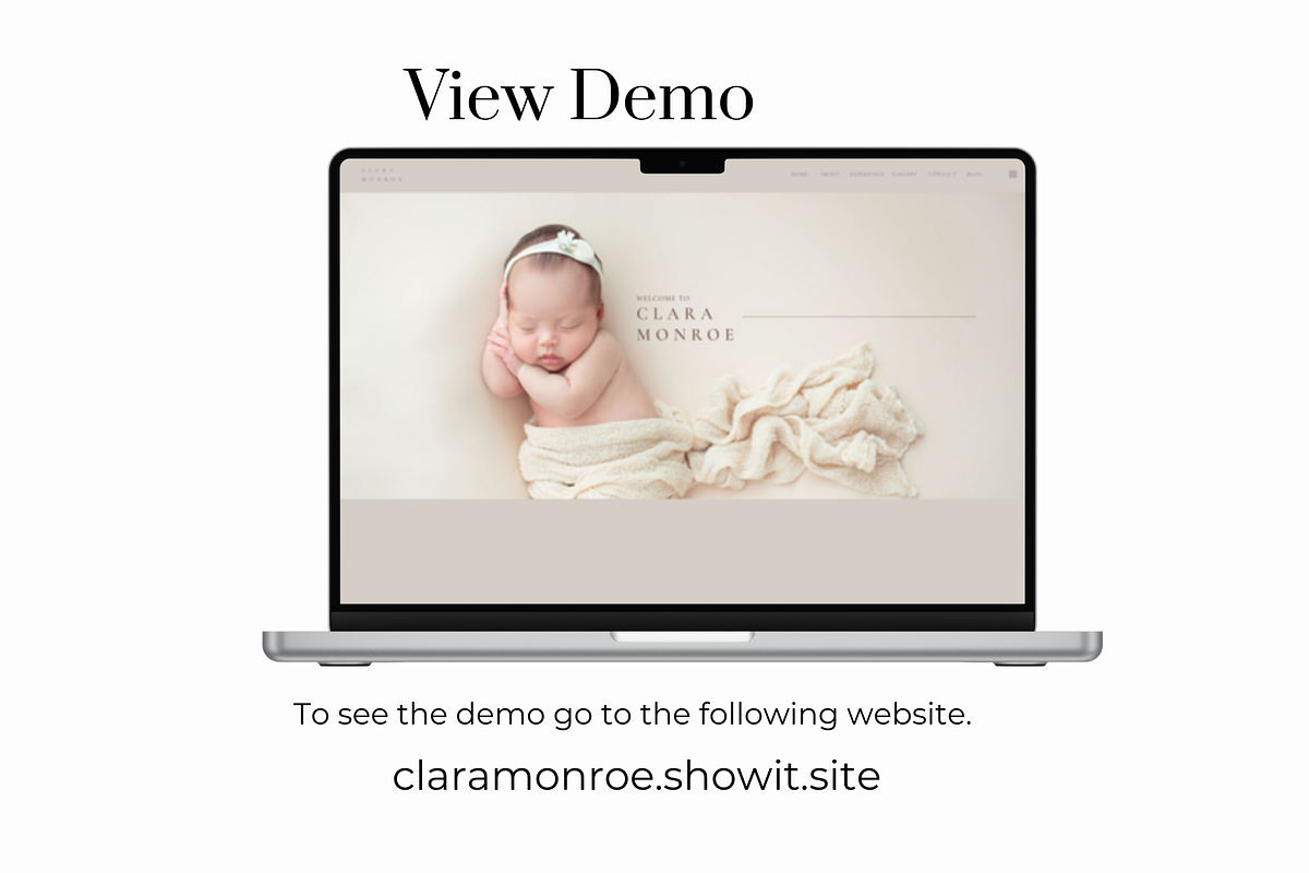 Showit Photography Website Template, a WordPress Template by Sara Martin Designs (Photo 3 of 6)