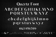 QUARTZ - High Contrast Serif Font, a Serif Font by OWPictures (Thumbnail 11 of 12)