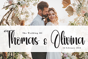 Hello Wedding | Script Font, a Handwritten Font by Scratchones (Thumbnail 6 of 9)
