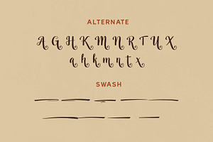 Amylerosta - Coffee Script Font