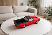 Pickup truck favor - 3d papercraft, a Card Template by PAPER amaze (Thumbnail 4 of 5)