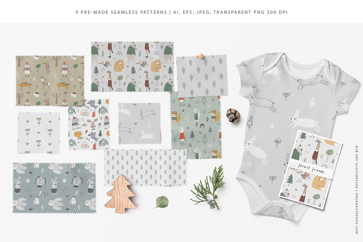 Scandinavian Forest, an Animal Illustration by Oksana Stepova (Photo 8 of 14)