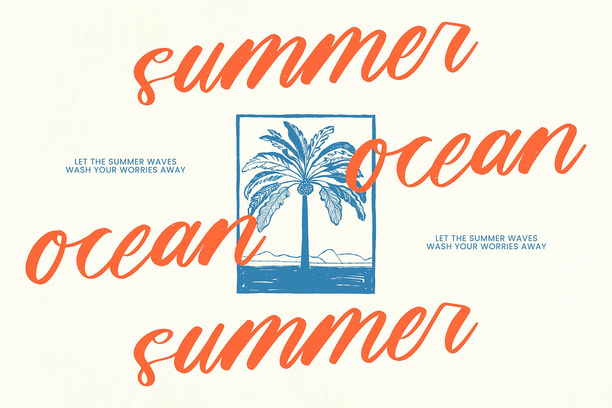 Seafood Gather Bold Calligraphy, a Script Font by Letterena Studios Script (Photo 17 of 20)